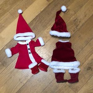 Santa outfits for 18” doll (one is American Girl)